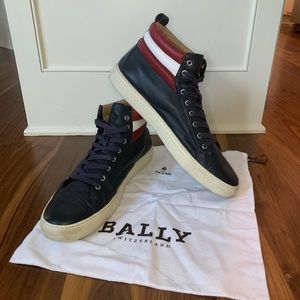 Bally Men’s heaven hightop leather sneakers